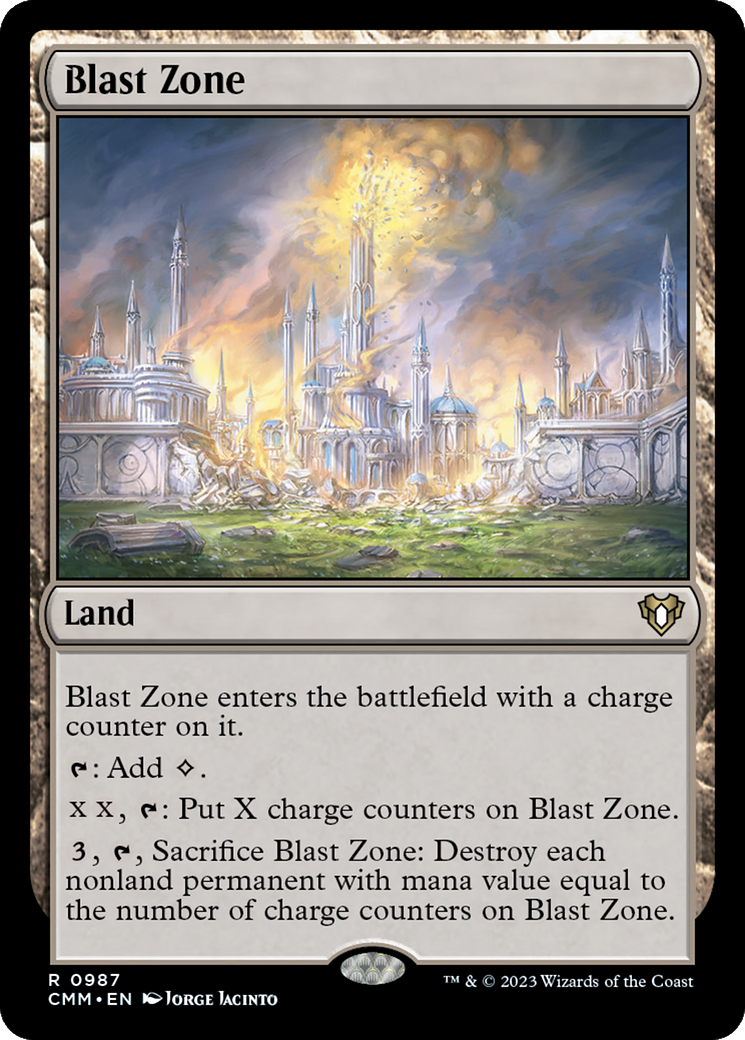 Blast Zone (CMM-987) - Commander Masters