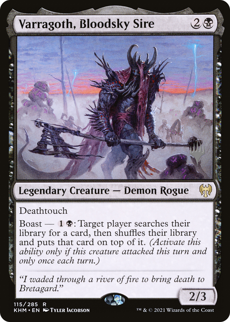 Varragoth, Bloodsky Sire (PPKHM-115) - Kaldheim Promos Foil
