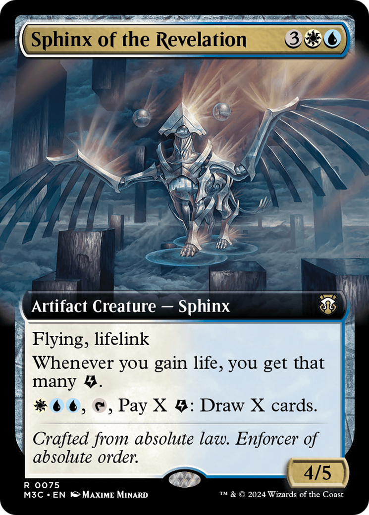 Sphinx de la Révélation (M3C-075) - Modern Horizons 3 Commander : (Extended Art) Foil