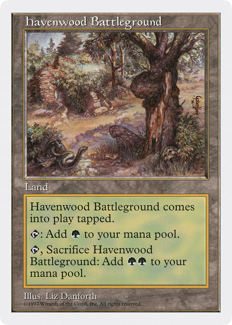 Champ de bataille de Havenwood (5ED-417) - Cinquième édition