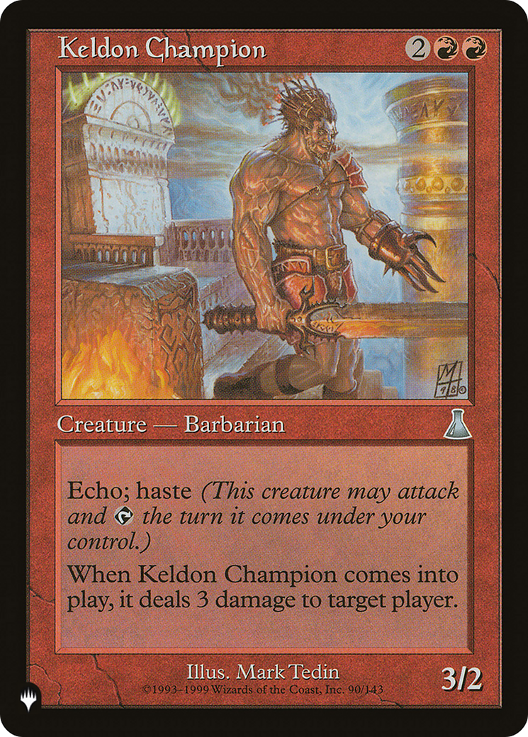 Keldon Champion (LIST-UDS-90) - The List
