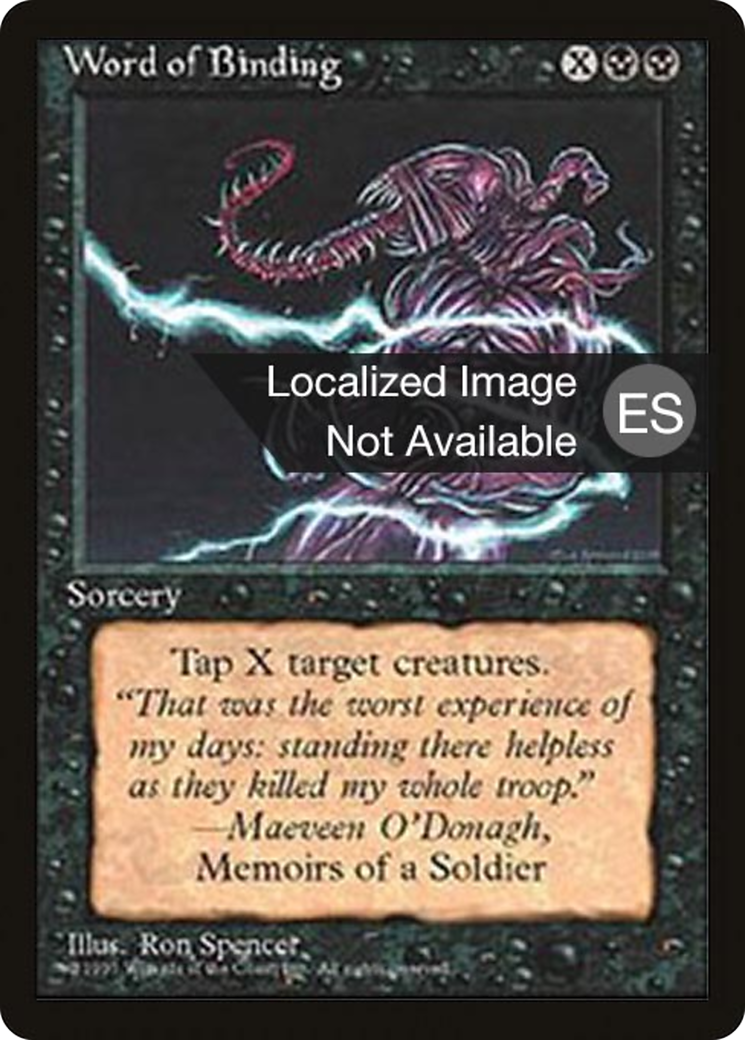 Word of Binding (4BB-) - Fourth Edition Foreign Black Border