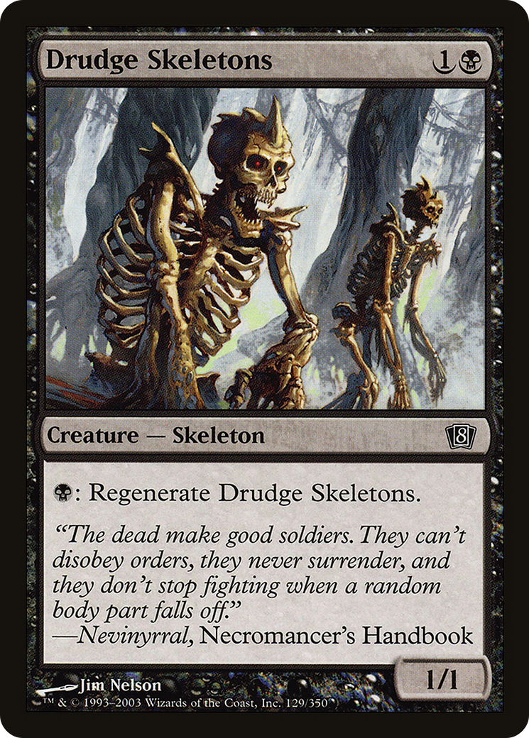 Drudge Skeletons (8ED-129★) - Eighth Edition Foil
