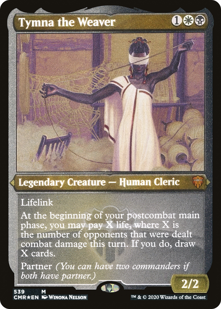 Tymna la Tisseuse (CMR-539) - Commander Legends Etched Foil