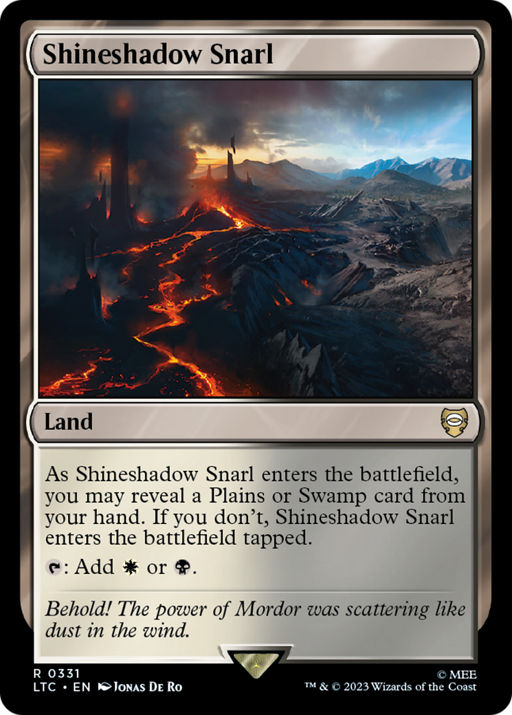 Shineshadow Snarl (LTC-331) - Commandant des Contes de la Terre du Milieu