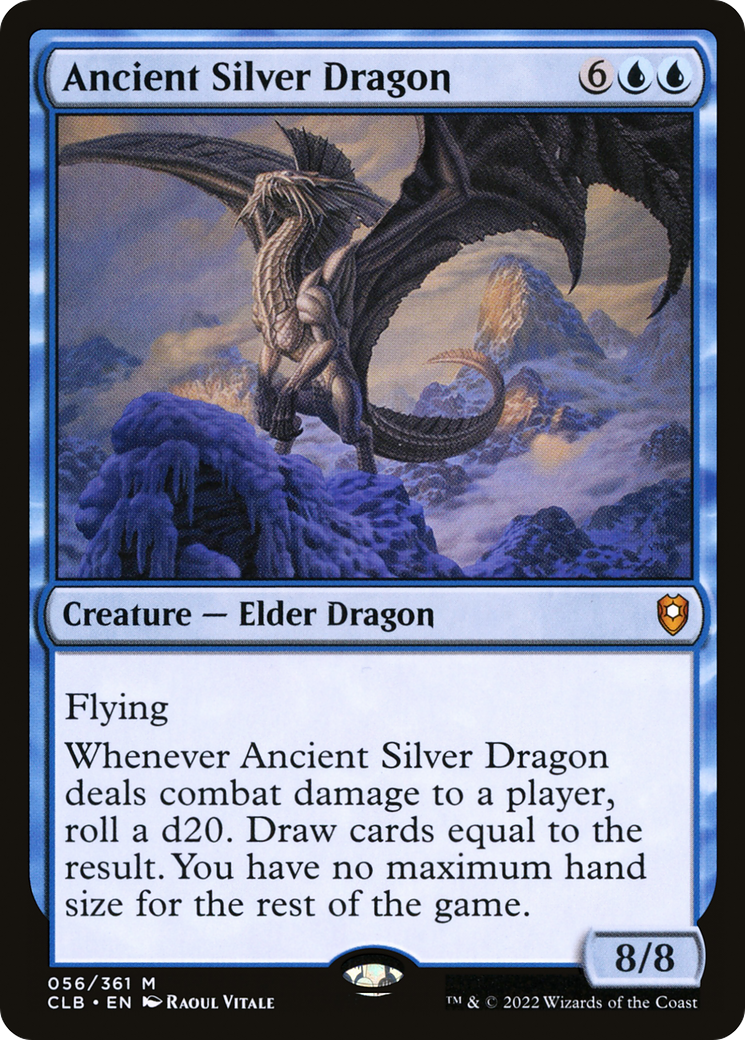 Dragon d'argent antique (CLB-056) - Commander Legends : La Bataille pour Baldur's Gate (Foil)