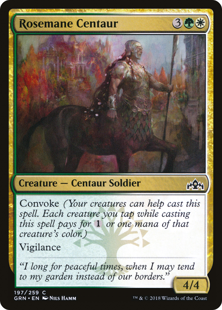 Centaure Rosemane (GRN-197) - Guildes de Ravnica Foil