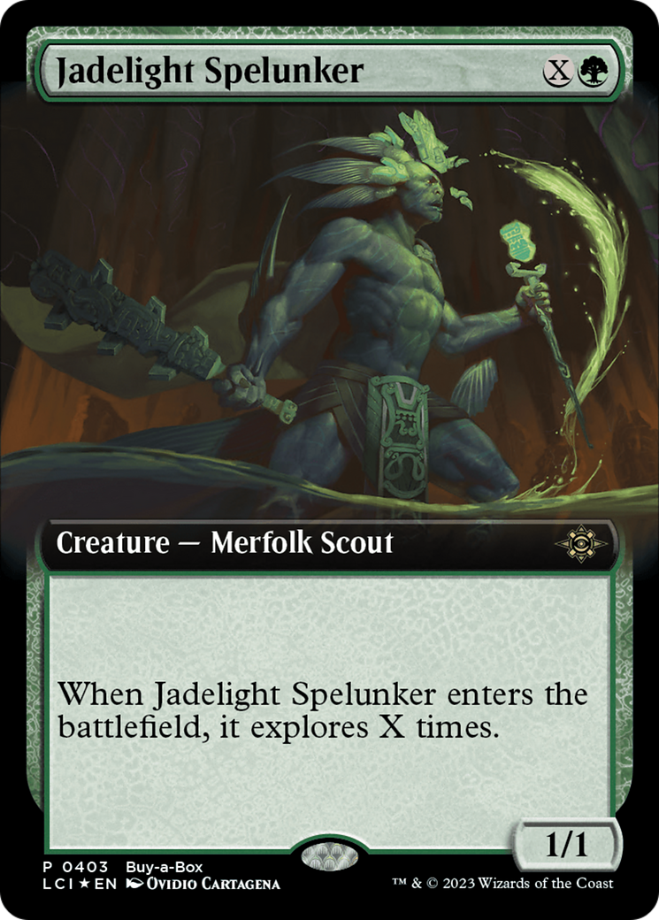 Jadelight Spelunker (LCI-403) - Les Cavernes Perdues d'Ixalan : (Extended Art) Foil