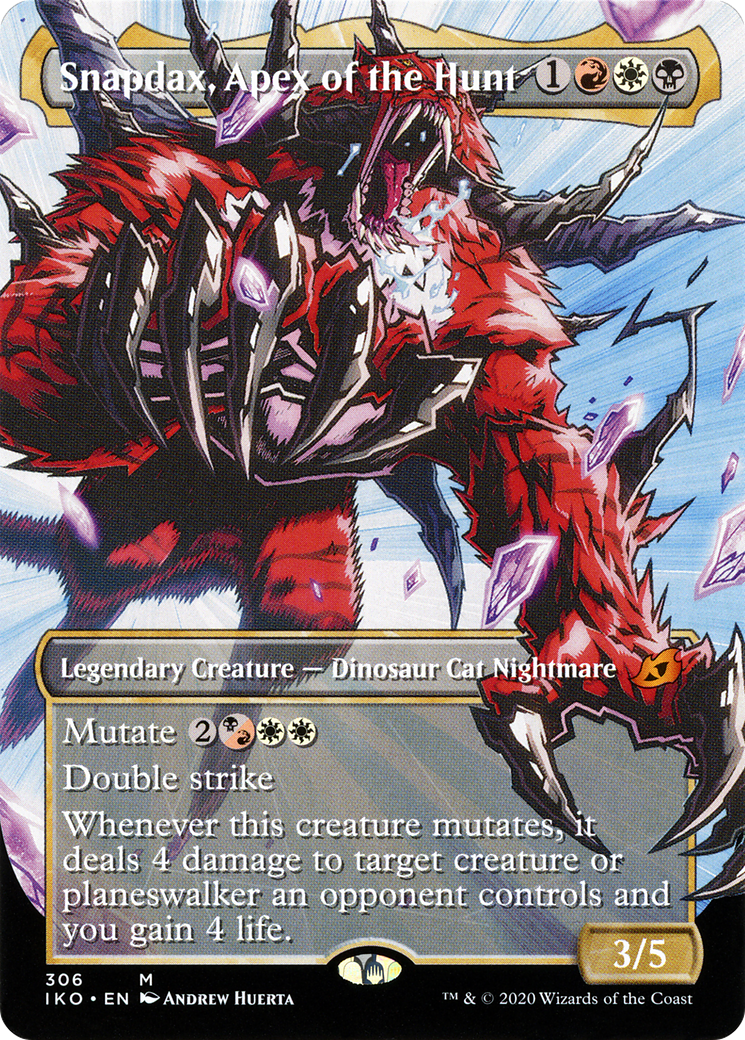 Snapdax, Apex de la Chasse (IKO-306) - Ikoria : Lair of Behemoths : (Vitrine) (Sans bordure)
