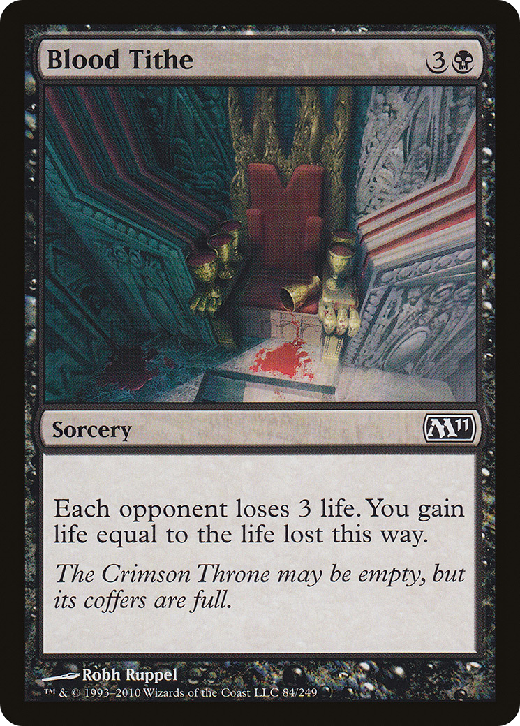 Blood Tithe (M11-084) - Magic 2011 Foil