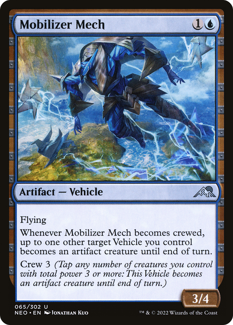 Mobilizer Mech (NEO-065) - Kamigawa : Neon Dynasty Foil