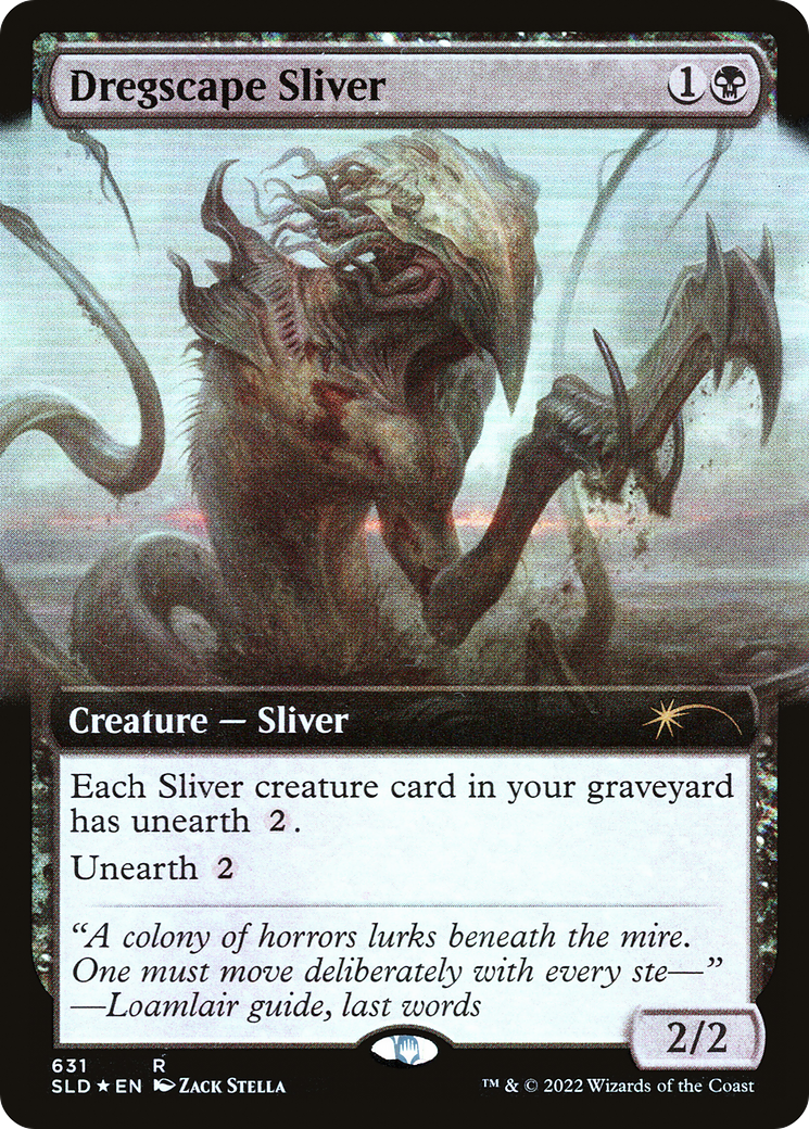 Dregscape Sliver (Extended Art) (SLD-631) - Secret Lair Drop: (Extended Art) Foil