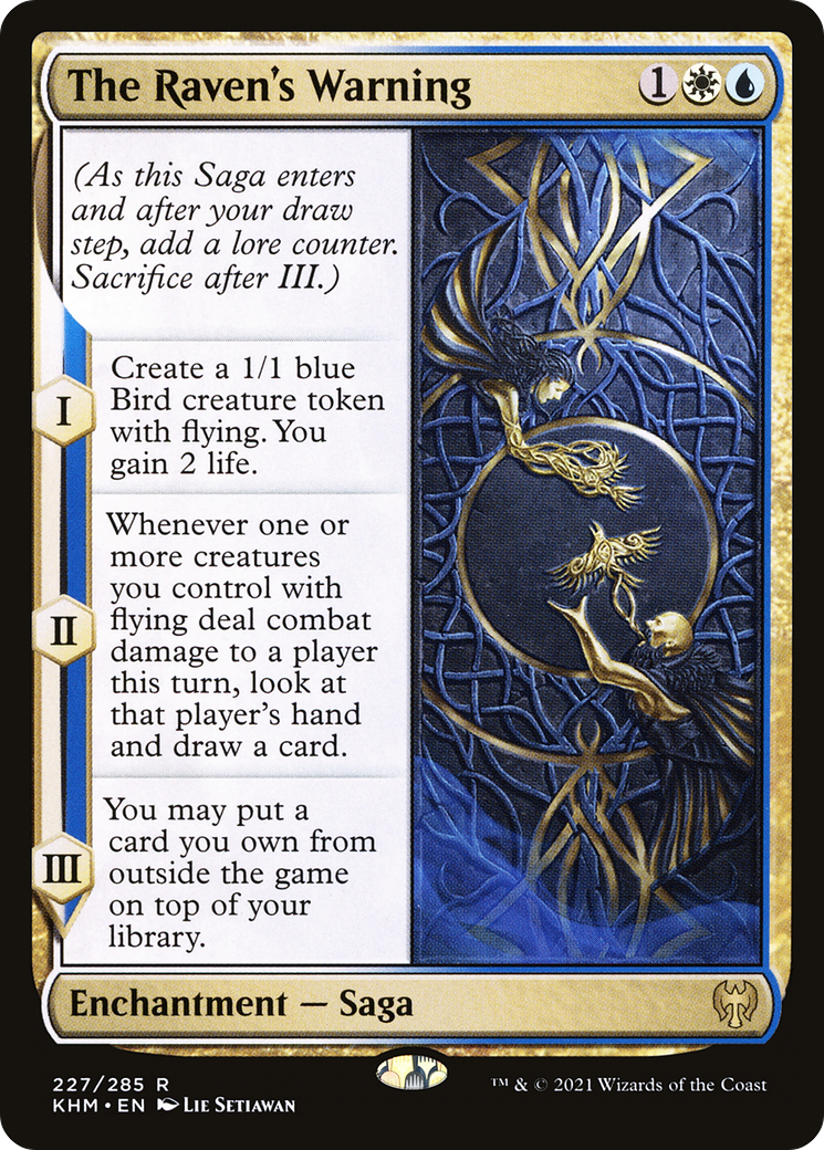 L'avertissement du corbeau (KHM-227) - Kaldheim Foil