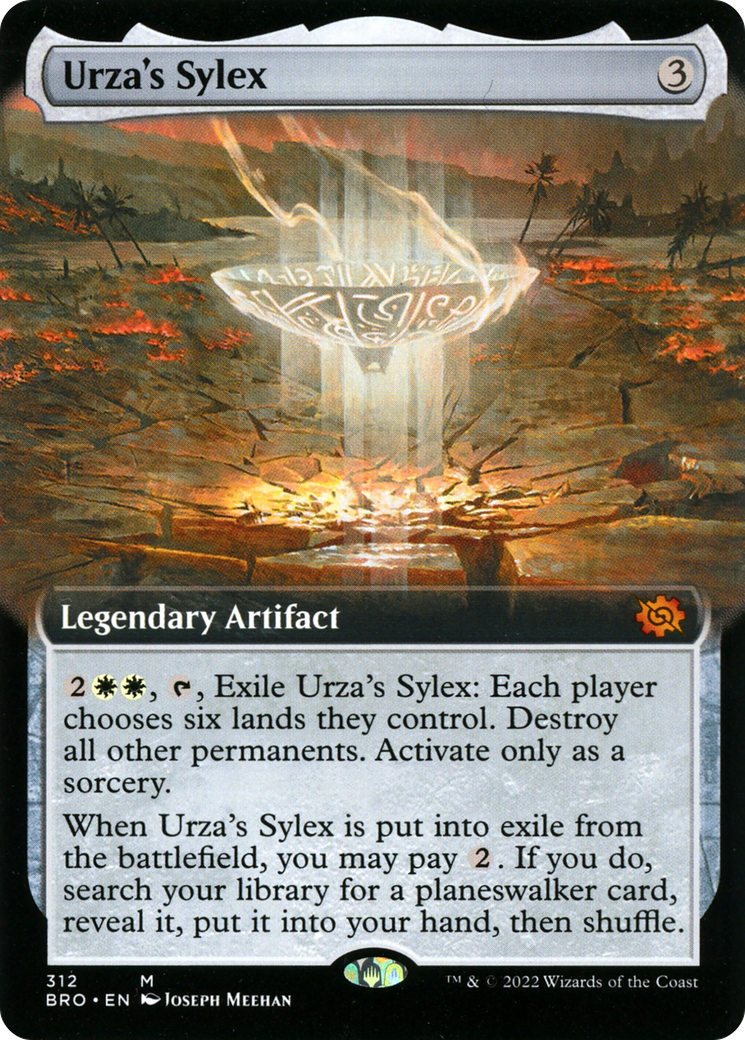 Urza's Sylex (Extended Art) (BRO-312) - The Brothers' War: (Extended Art)