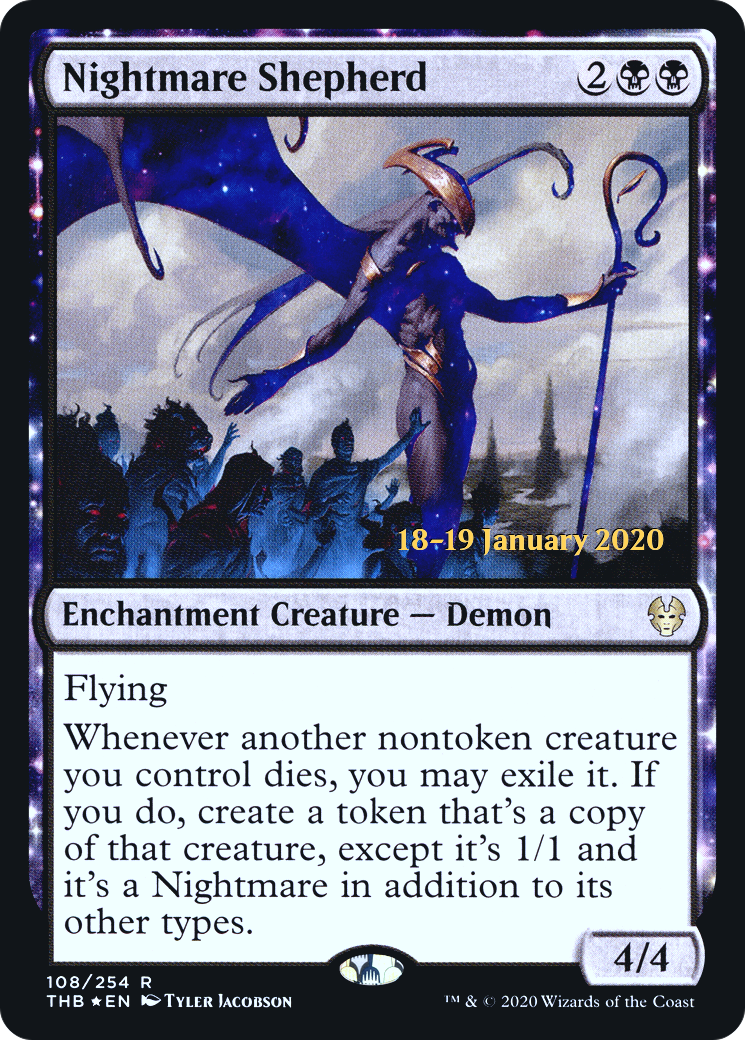 Nightmare Shepherd (PRE-108S) - Theros Beyond Death Promos: (enchantment) Foil