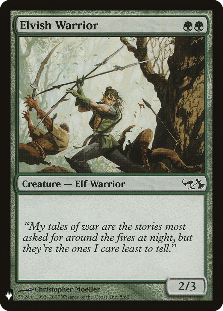 Elvish Warrior (LIST-005) - The List