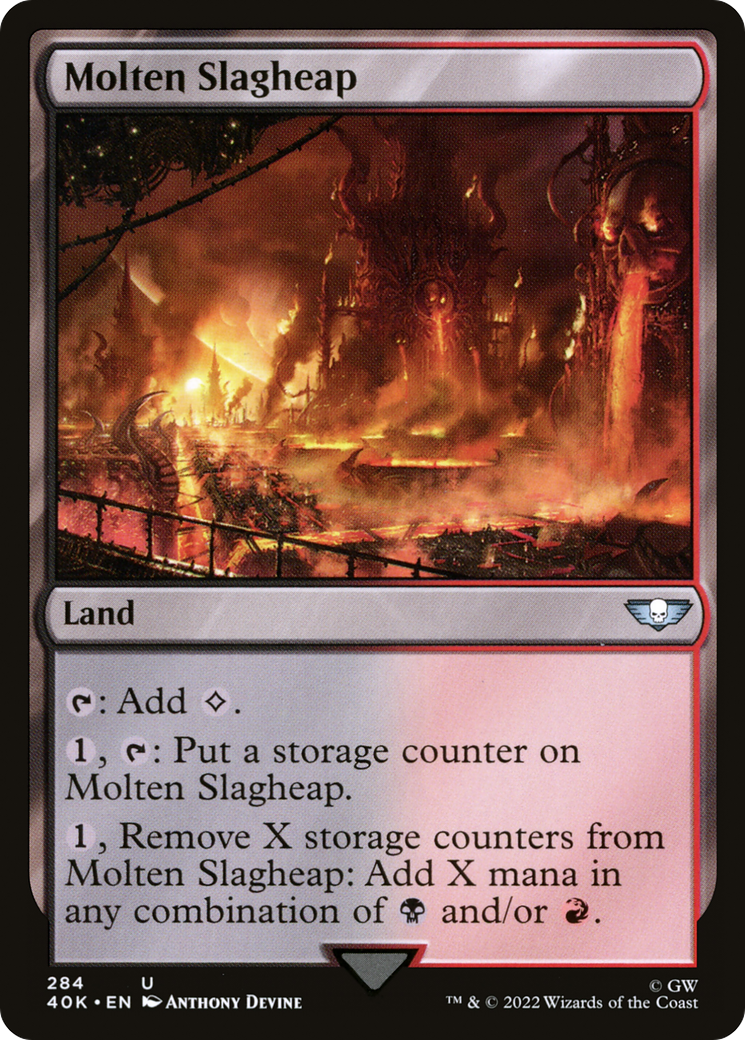 Terril en fusion (40K-284) - Commandant Warhammer 40,000