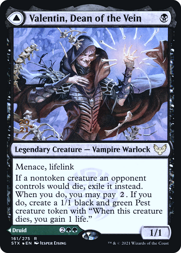 Valentin, Dean of the Vein (PRE-161S) - Strixhaven: School of Mages Promos Foil