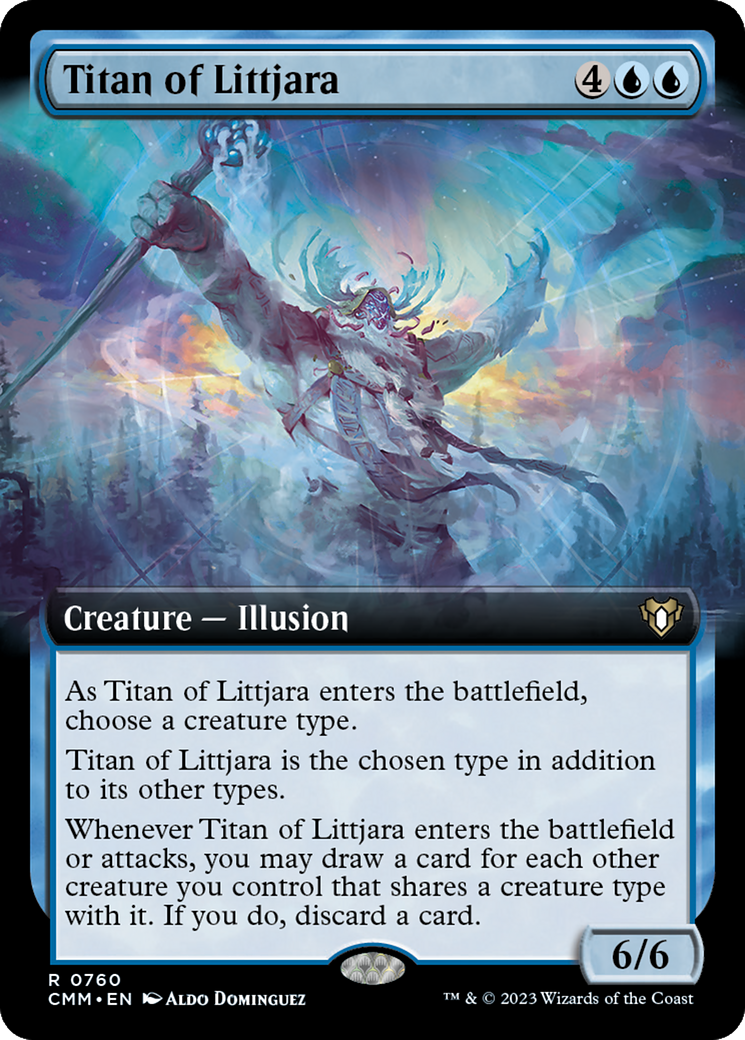 Titan de Littjara (CMM-760) - Commander Masters : (Extended Art)