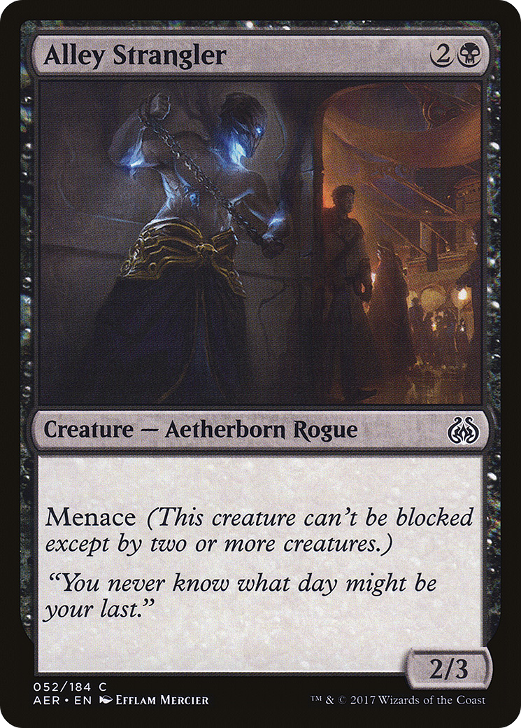 Étrangleur de ruelle (AER-52†) - Révolte éthérique