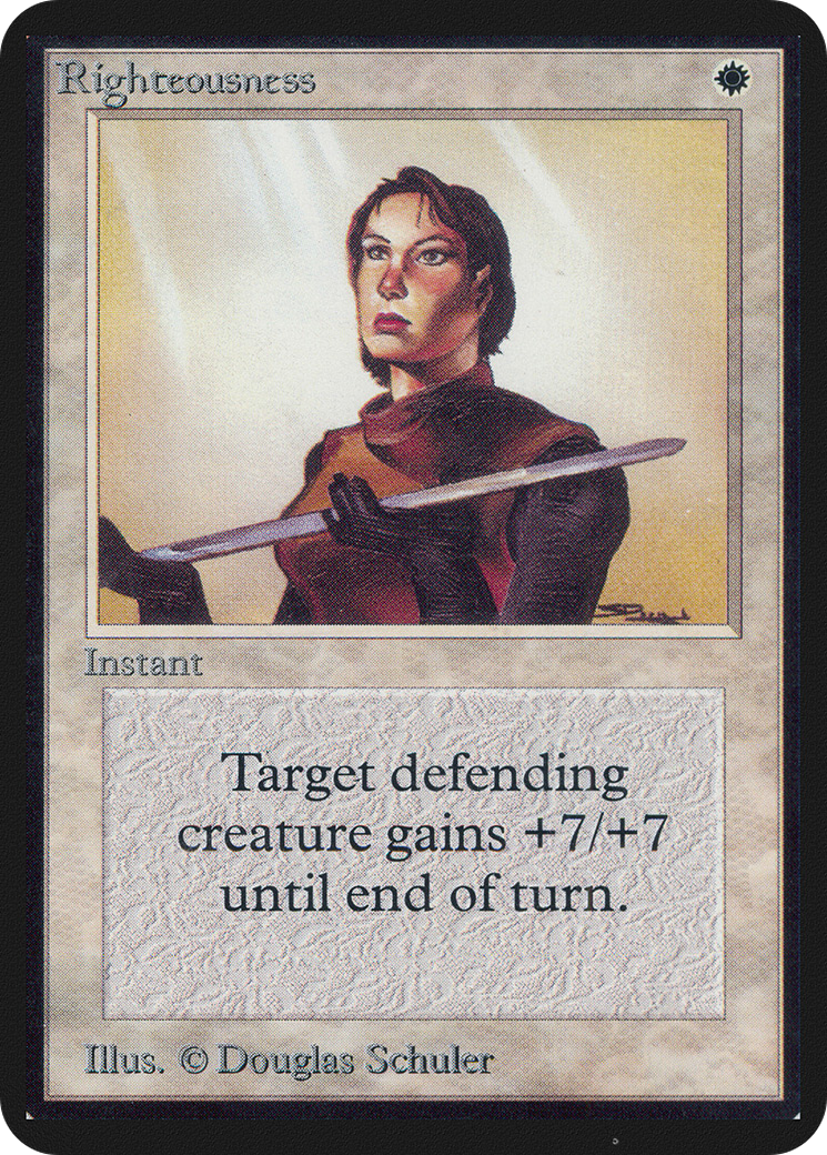 Righteousness (LEA-036) - Édition limitée Alpha