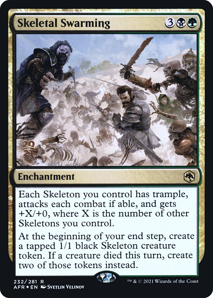 Skeletal Swarming (PRE-232S) - Adventures in the Forgotten Realms Promos Foil