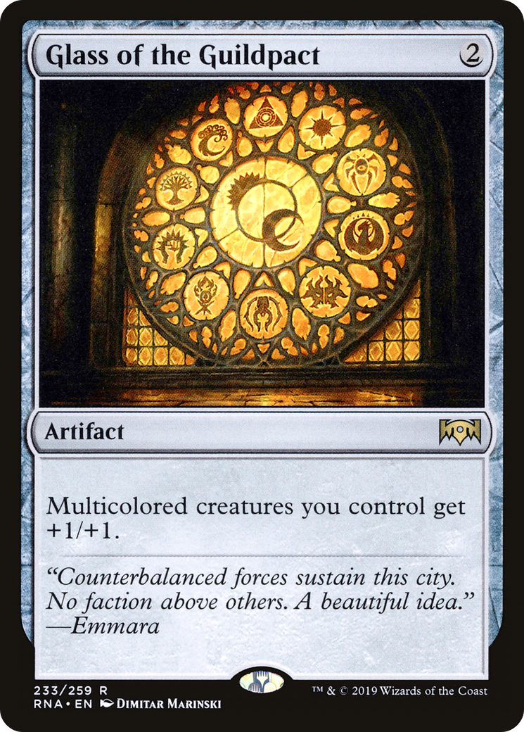 Verre du Pacte des Guildes (RNA-233) - Allégeance de Ravnica