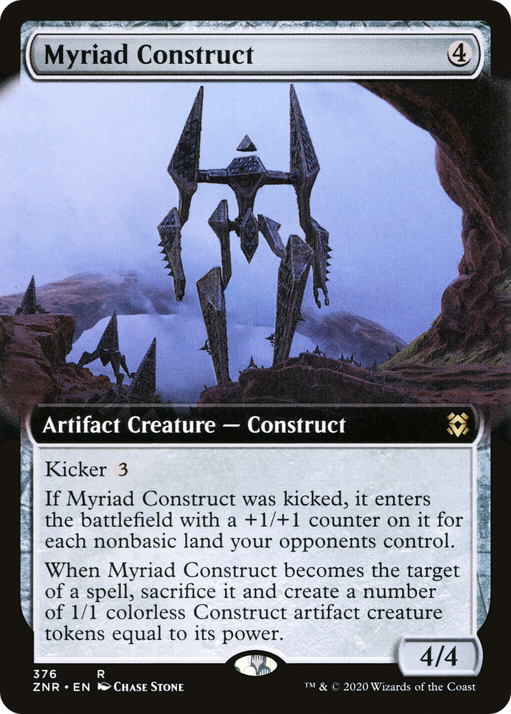 Myriad Construct (ZNR-376) - Zendikar Rising : (Extended Art) Foil