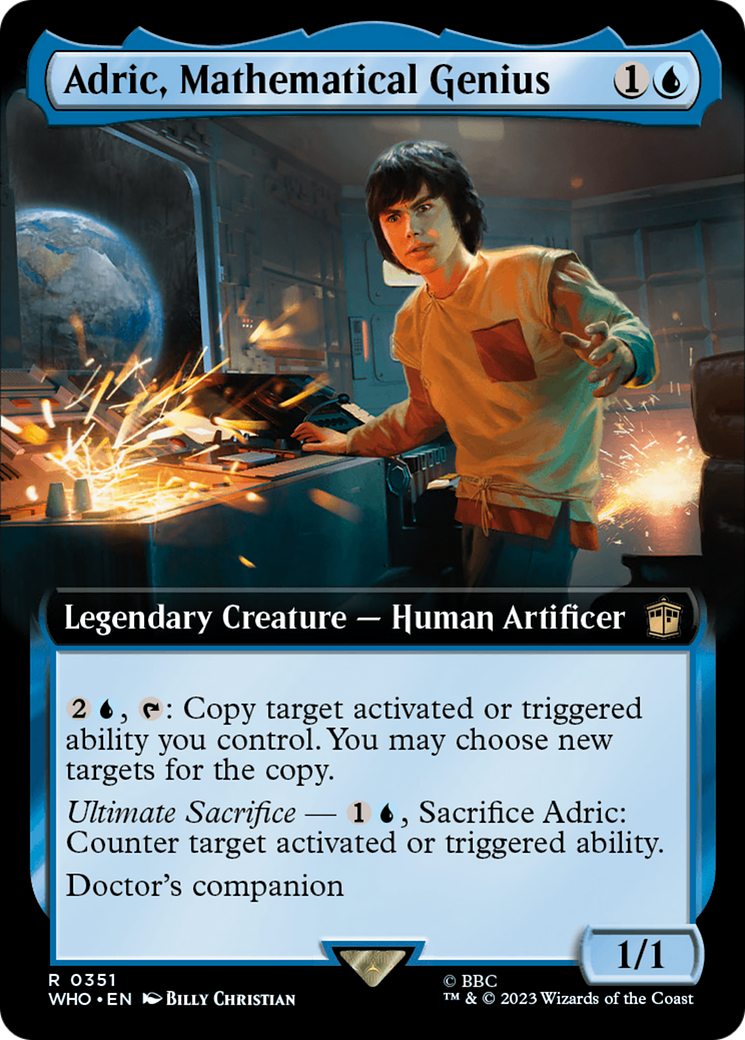 Adric, génie mathématique (WHO-351) - Doctor Who : (Extended Art)