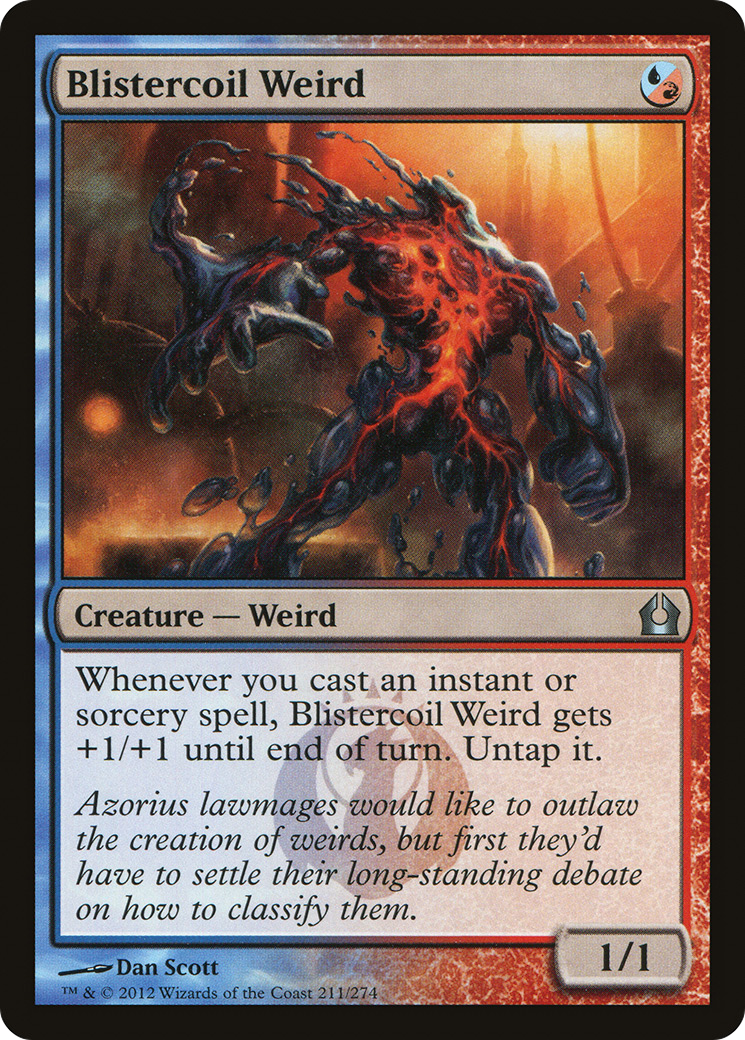 Blistercoil Weird (RTR-211) - Return to Ravnica Foil