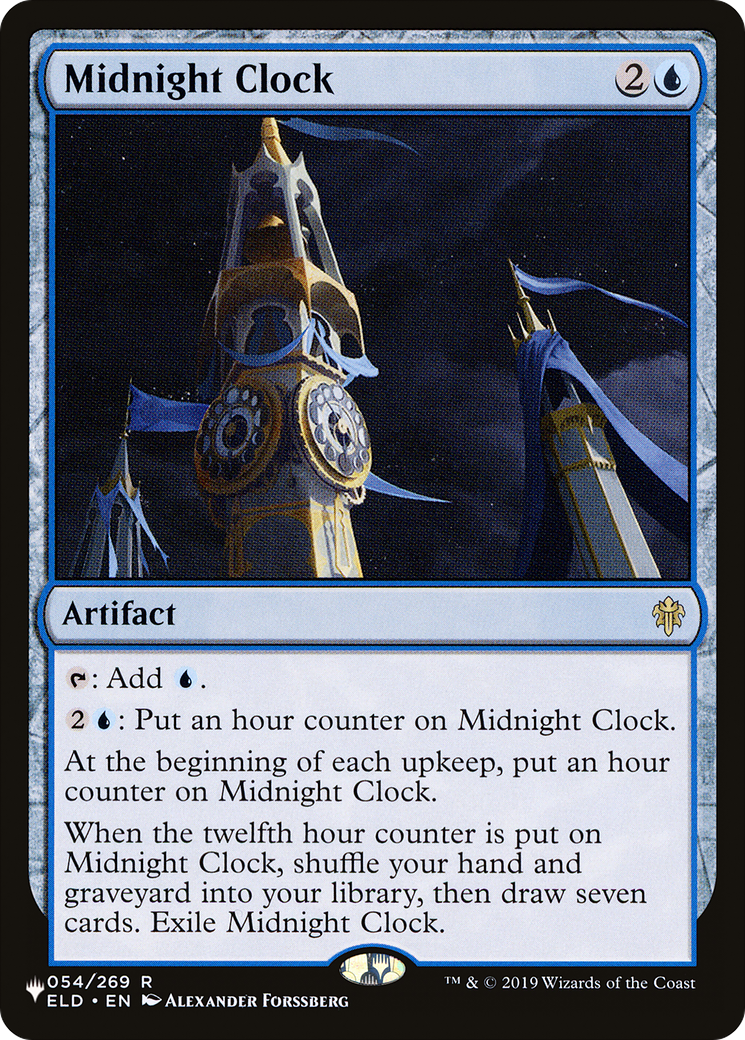 Midnight Clock (LIST-ELD-54) - The List