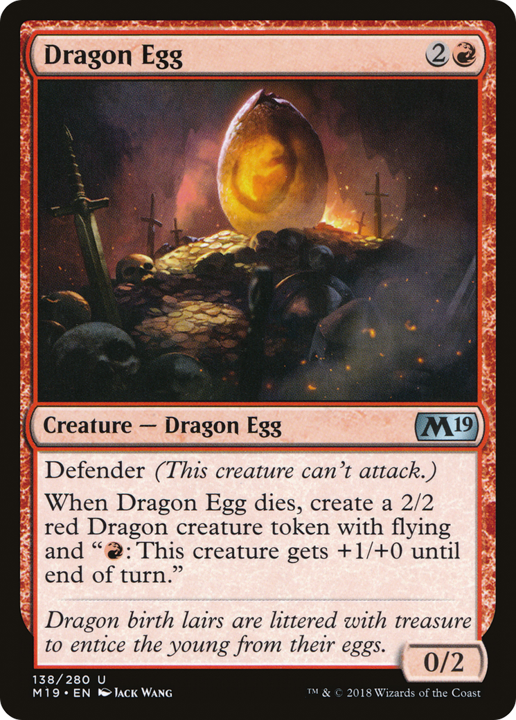 Dragon Egg (M19-138) - Core Set 2019