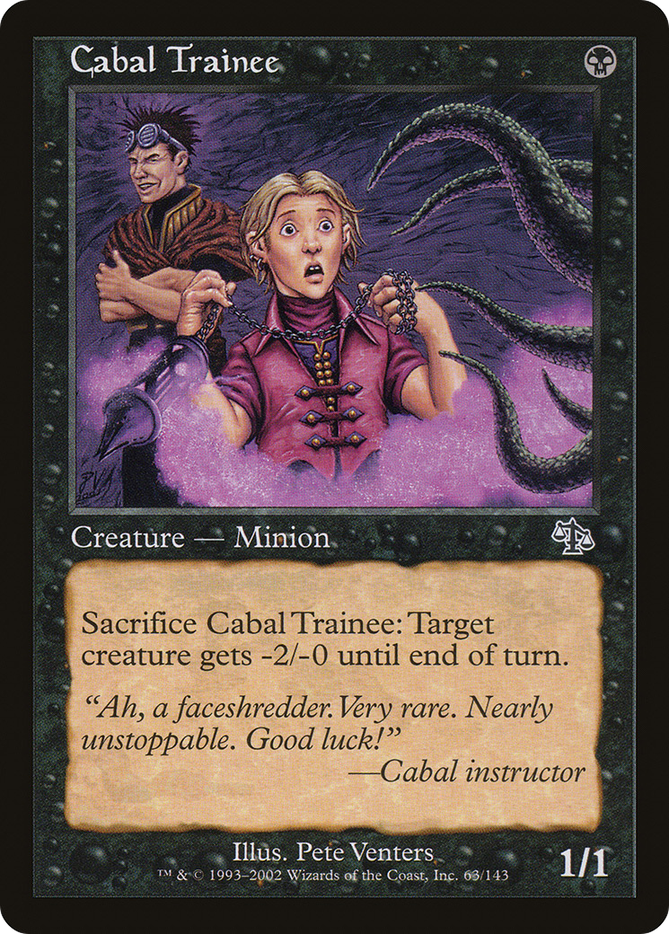 Cabal Trainee (JUD-063) - Judgment Foil