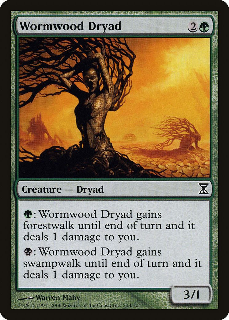 Wormwood Dryad (TSP-233) - Time Spiral Foil