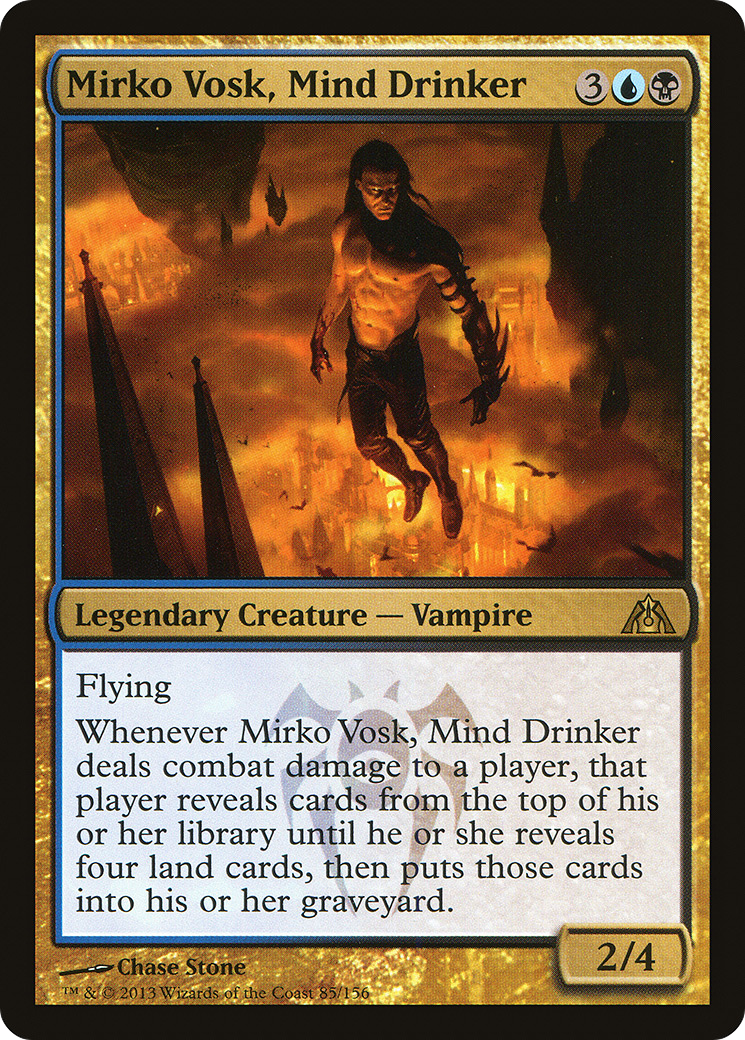 Mirko Vosk, Mind Drinker (DGM-085) - Feuille du labyrinthe du dragon
