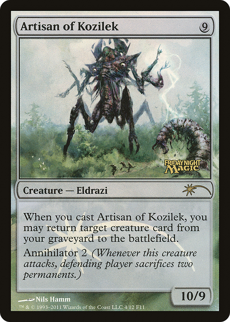 Artisan of Kozilek (FNM-004) - Friday Night Magic 2011 Foil