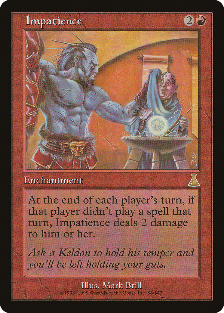Impatience (UDS-088) - Urza's Destiny