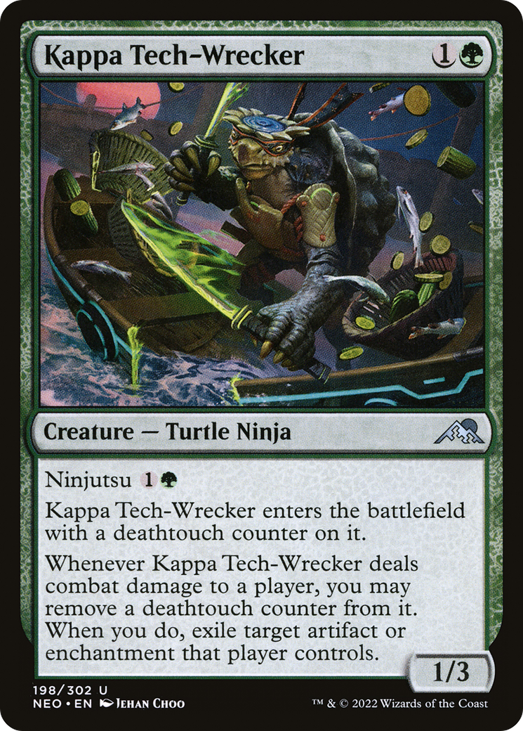 Kappa Tech-Wrecker (NEO-198) - Kamigawa : Neon Dynasty Foil