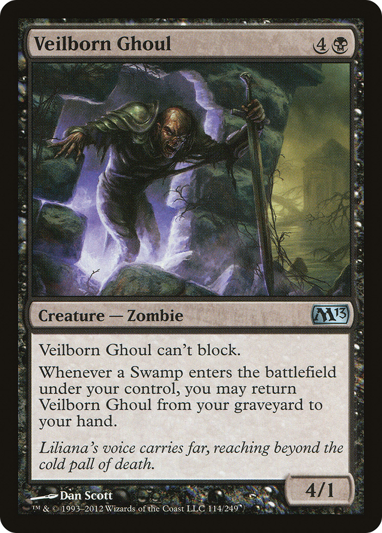 Veilborn Ghoul (M13-114) - Magic 2013
