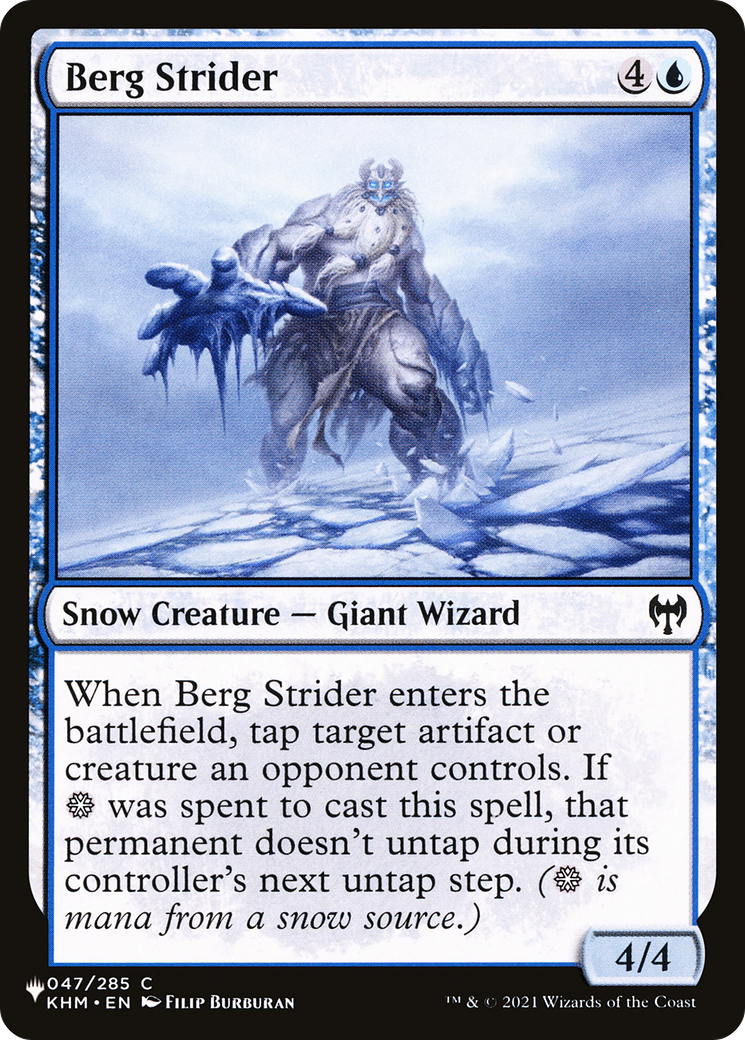 Berg Strider (LIST-047/285) - The List: (snow)
