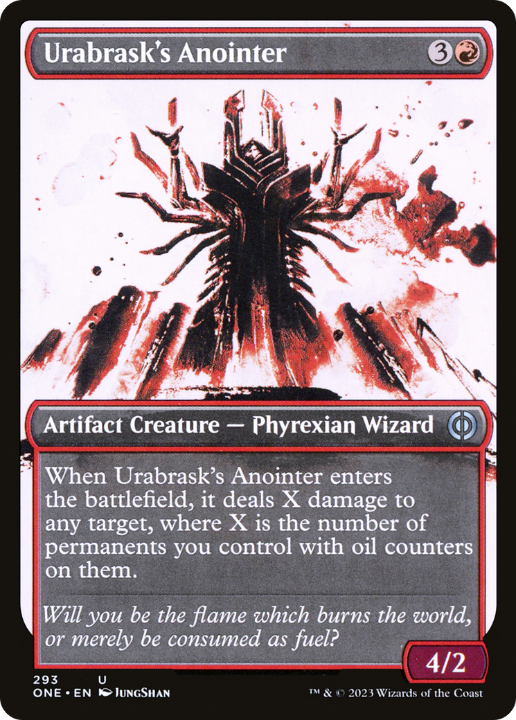 Urabrask's Anointer (Showcase) (ONE-293) - Phyrexia: All Will Be One: (Showcase)