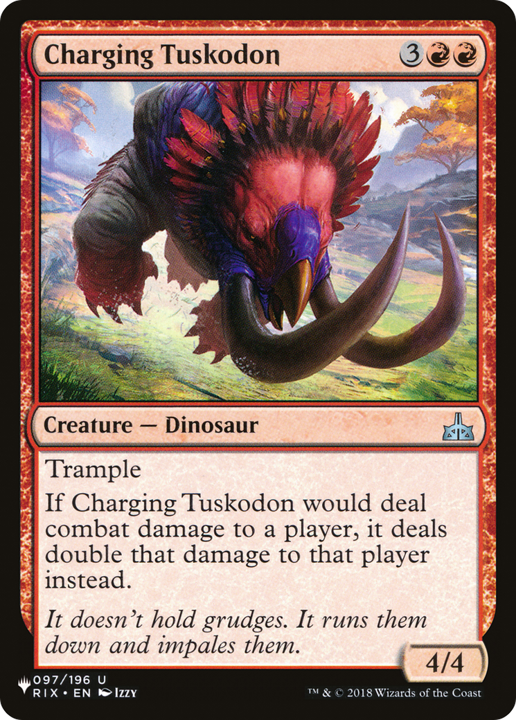 Charging Tuskodon (LIST-097/196) - The List
