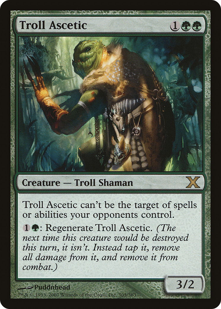 Troll Ascetic (10E-305) - Tenth Edition
