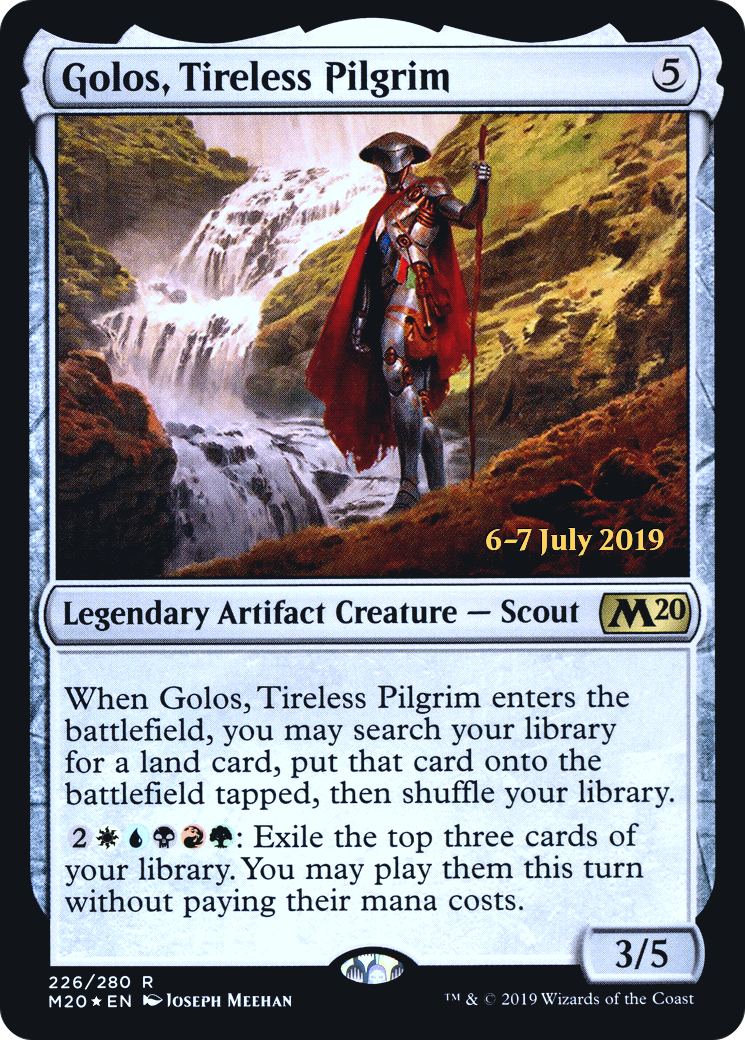 Golos, Tireless Pilgrim (PRE-226) - Core Set 2020 Promos Foil