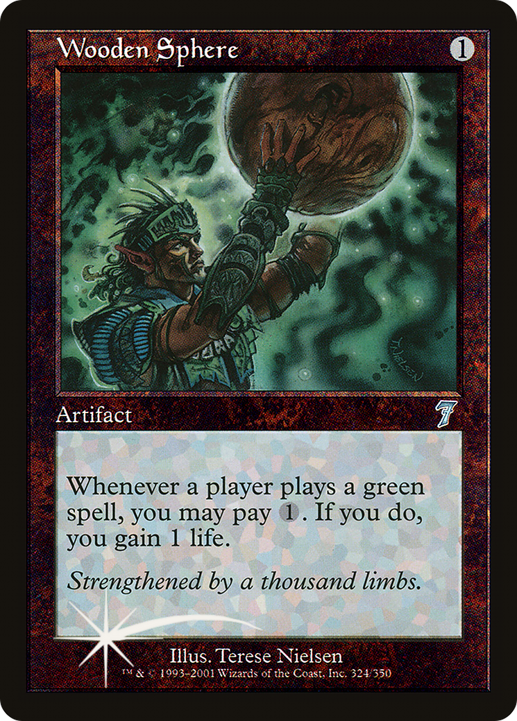 Wooden Sphere (7ED-324★) - Seventh Edition Foil