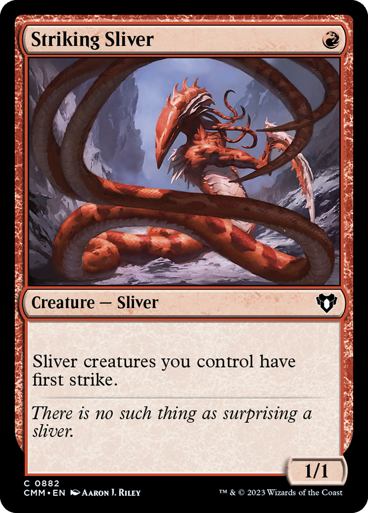 Frappant Sliver (CMM-882) - Commander Masters