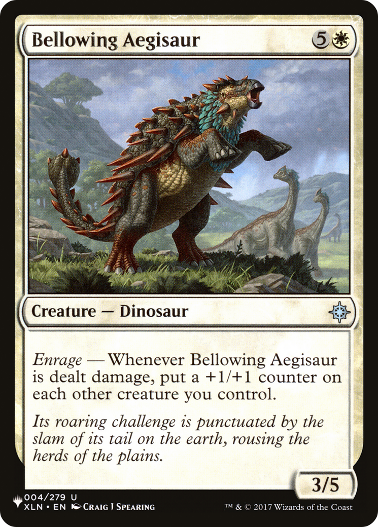 Bellowing Aegisaur (LIST-004/279) - The List
