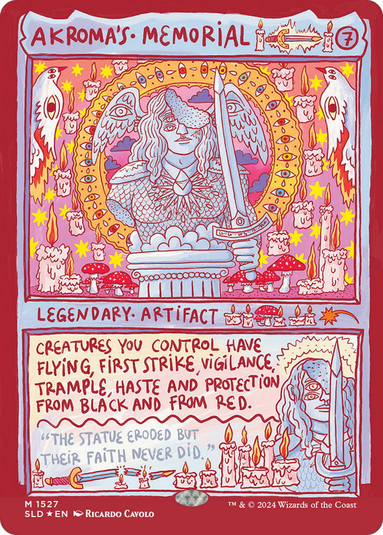 Mémorial d'Akroma (SLD-1527) - Feuille de butin Secret Lair