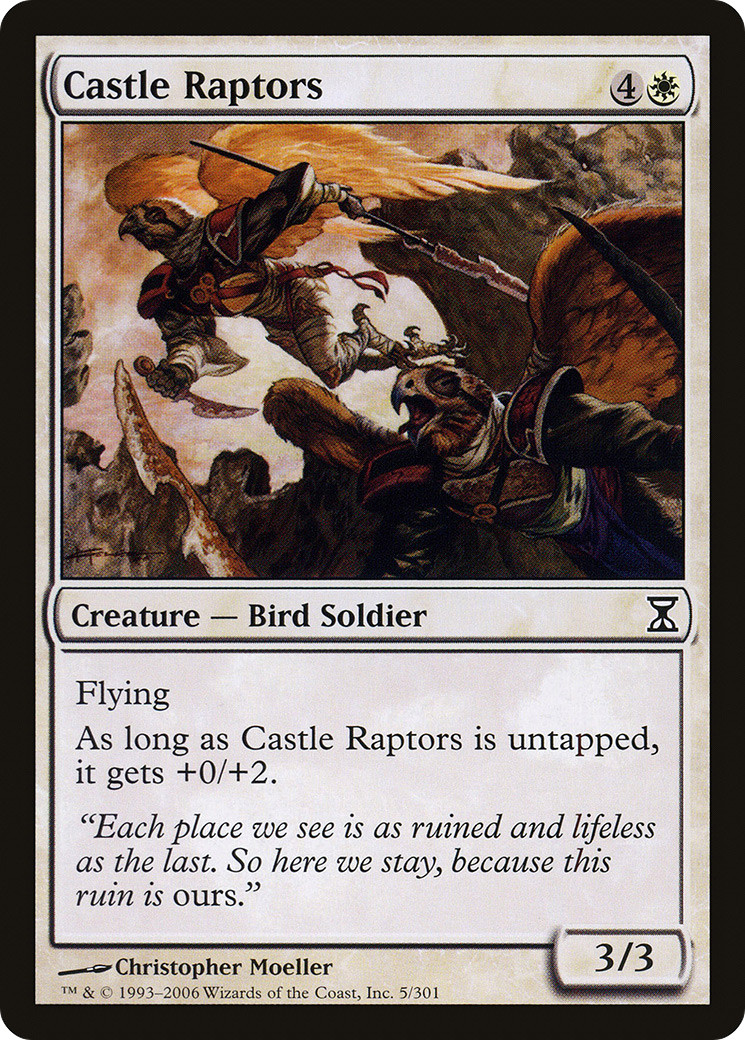 Castle Raptors (TSP-005) - Time Spiral