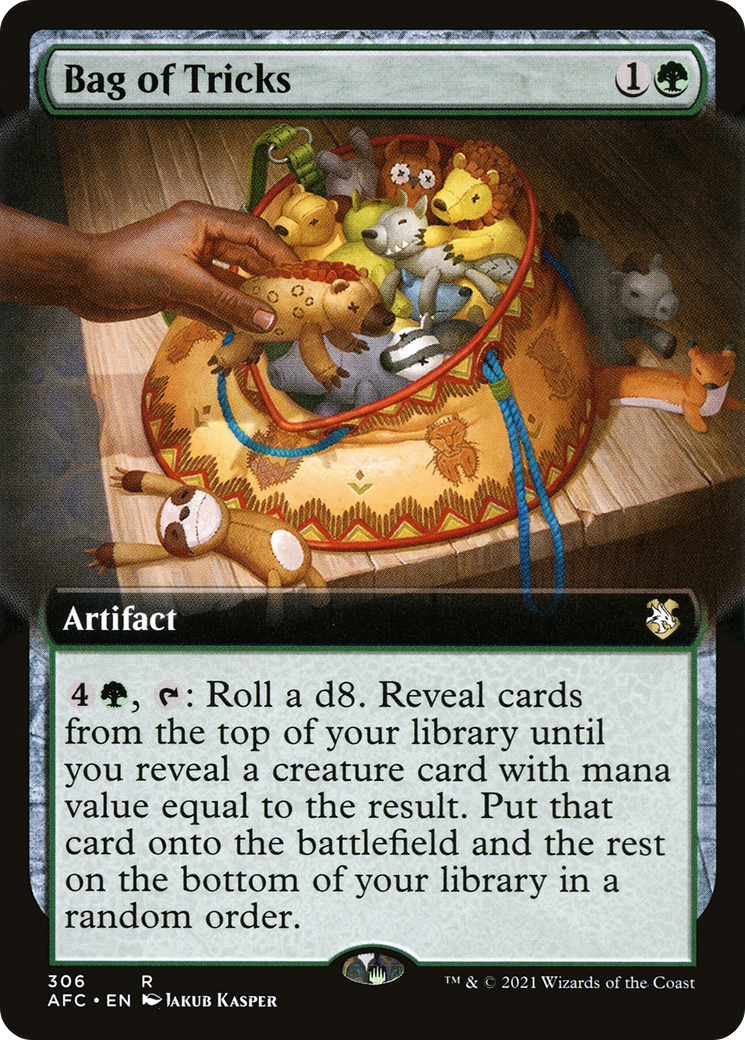 Sac à malices (AFC-306) - Commandant des Royaumes oubliés : (Extended Art)